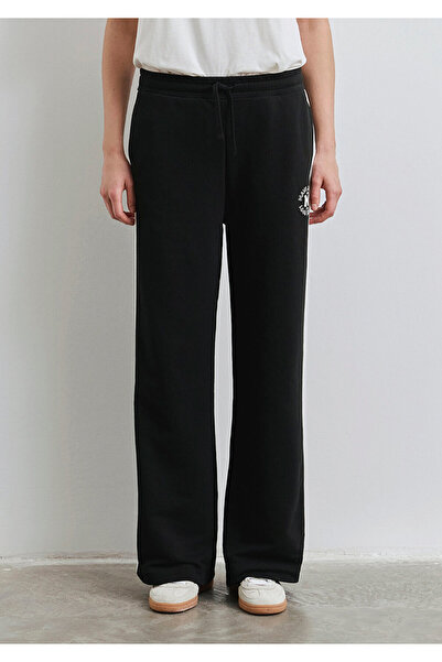 Mavi Black Sweatpants with Logo Stripe Detail 1011038-900
