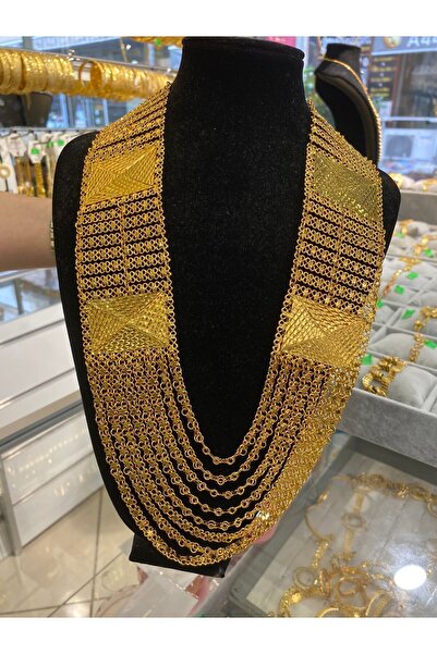 gülen dm Altın Kaplama Akıtma Madonna Kolye