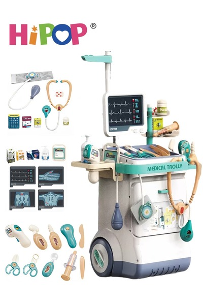 HIPOP مجموعة ألعاب طبيب الأطفال - ألعاب تعليمية واقعية كبيرة الحجم