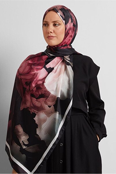 Alvina ÇİÇEK DESENLİ VUAL ŞAL 8575