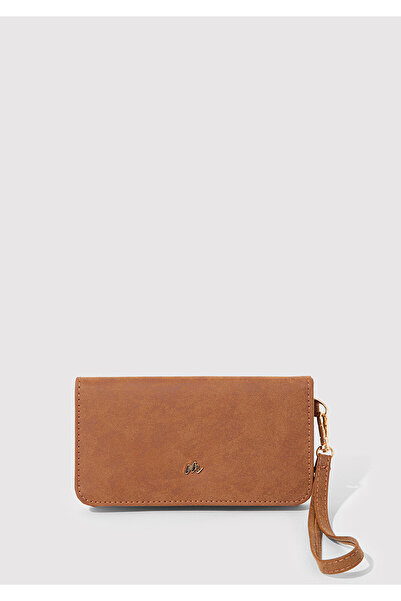 Mavi Faux Suede Brown Wallet 1913336-25818