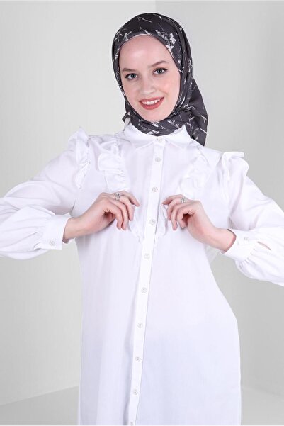 Alvina RIFFIR DETAILED SHIRT TUNIC 43680