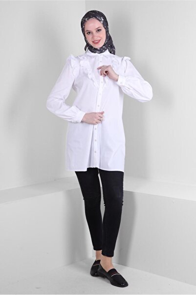 Alvina RIFFIR DETAILED SHIRT TUNIC 43680