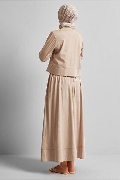 Alvina Button Detail Skirt Suit 45360