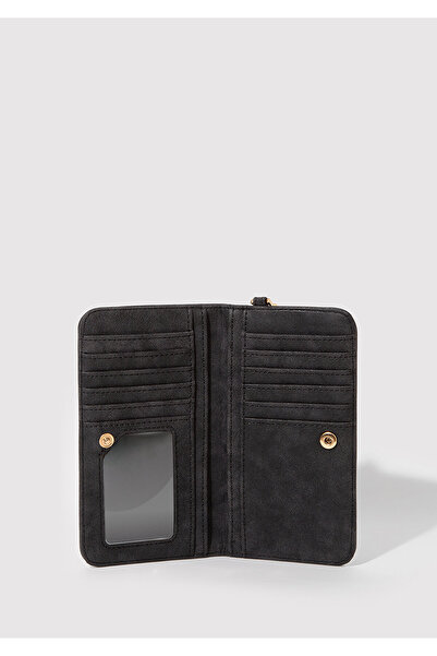 Mavi Faux Suede Anthracite Wallet 1913336-25767