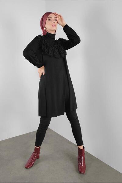 Alvina Lace Tunic with Frill 41213