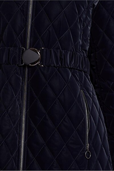 Alvina Coat with Hood and Belt 90532