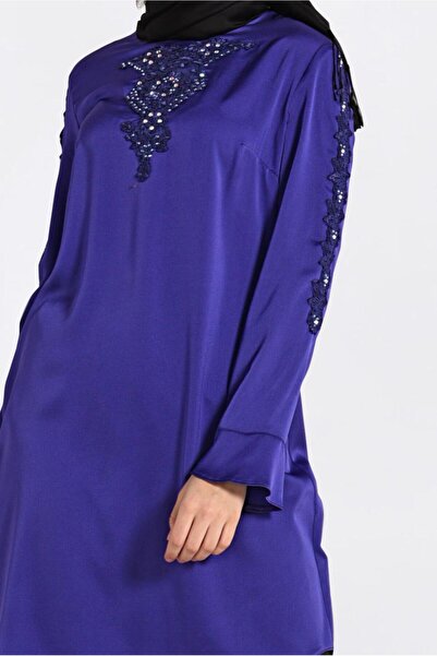 Alvina Туника от гипюр с камъни 4301