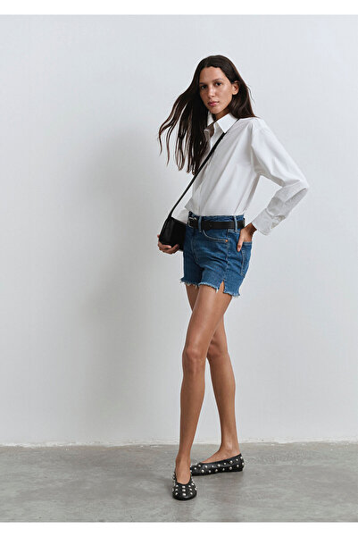 Mavi Heidi 90lar İndigo Mavisi Jean Şort 1410057-88757