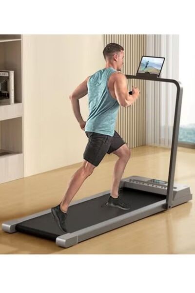 huitich Foldable 2.5HP Under-Desk Treadmill with Mobile iPad Holder - Supports up to 220 lbs