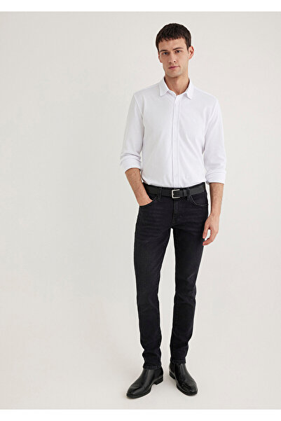 Mavi Beyaz Gömlek Slim Fit / Dar Kesim 0211583-620