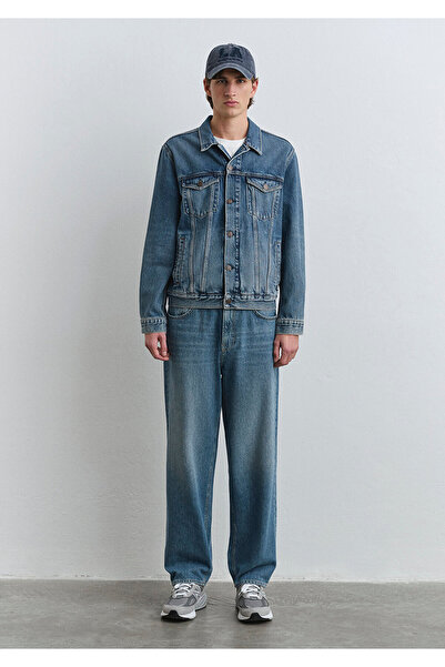 Mavi Ray Classic Denim Vintage Індіго Синій Джинсовий піджак 0110273-89412