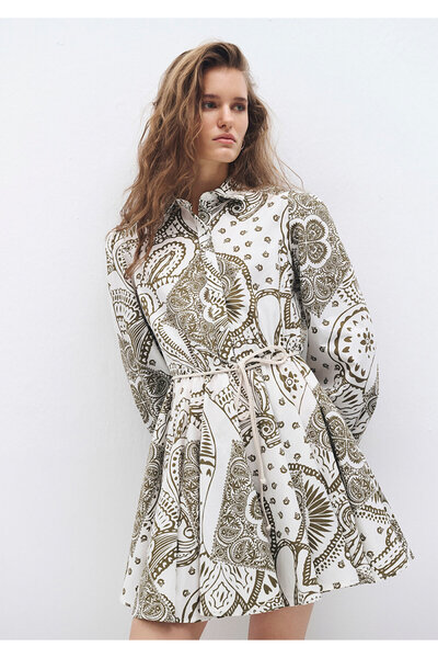 Mavi Baskılı Elbise 1310560-89885