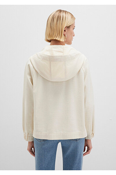 Mavi Hooded Ecru Jacket Oversize / Wide Cut 1110625 -89513