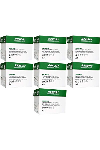 Mopak Rekort A4 80GR/M2 Fotokopi Kağıdı 17500 Adet (35PK*500)