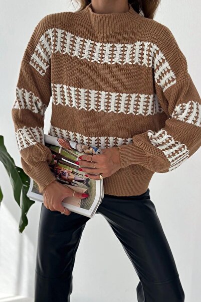 ribana Pulover de damă din tricot cu model de curgere