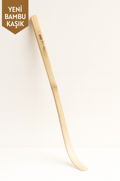 Mim and More El Yapımı Matcha Kaşığı Chashaku Bambu Kaşık