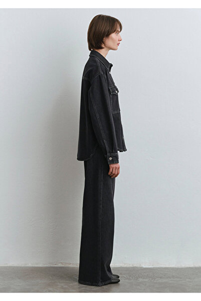 Mavi Bekka Classic Denim Anthracite Jean Shirt Boyfriend 1211000 -89238