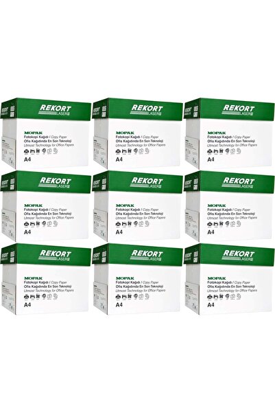 Mopak Rekort A4 80GR/M2 Fotokopi Kağıdı 22500 Adet (45PK*500)