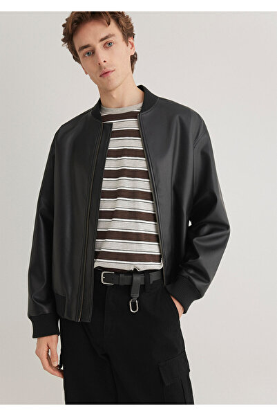 Mavi Μαύρη ζώνη από συνθετικό δέρμα 0911875 -900