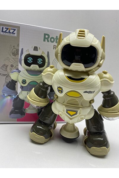 Ailenizin Oyuncakçısı Oyuncak Robot Sesli Işıklı Dans Eden Pilli Robot Kaliteli Yeni Model Robot