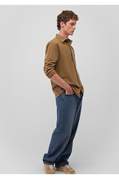 Mavi Καφέ πουκάμισο κανονικής εφαρμογής / κανονικής εφαρμογής 0211239 -71570