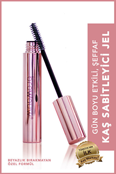 BROWWAUW Besleyici ve Gün Boyu Etkili Şeffaf Kaş Sabitleyici Jel - Mısır Özlü Özel Formül
