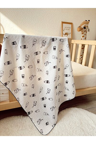 Cloudy Çok Amaçlı Müslin Örtü, 12-milk, 80x90 Cm Bebek & Çocuk & Yeni Doğan M...