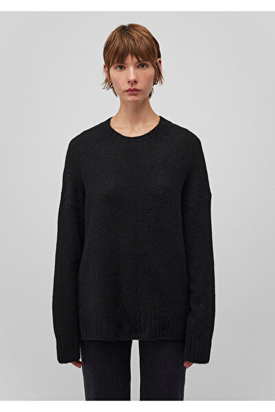 Mavi Πουλόβερ Crew Neck Black Alpaca Blended Loose Fit - 1710517 -900