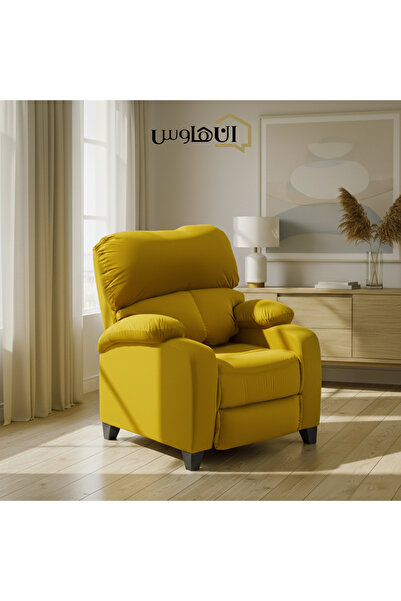 Lazy Vibes MNZ1 | كرسي استرخاء كلاسيكي مخملي - ذهبي