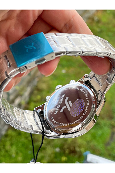 Daniel Klein Brand White Dial Men's Steel Wristwatch Bracelet