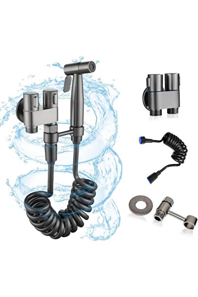 ORIGINAL DEALS Adaptor pentru cap de duș pentru bideu sau vas de toaletă cu furtun extensibil