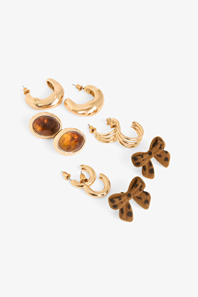 Penti Altın Rengi Alissia 4'lü Küpe Seti