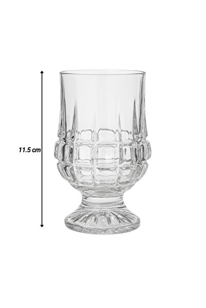 ALQANNAS 8-piece set of premium crystal juice glasses with bases | Elegant glasses for water and juices