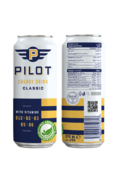 Pilot مشروب الطاقة الكلاسيكي 24 × 250 مل