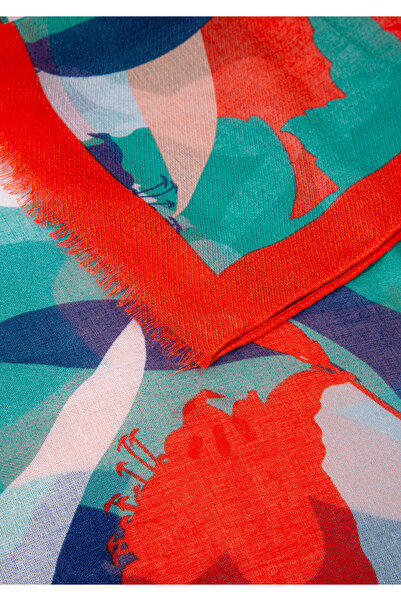 Mavi Baskılı Şal 1912678-86390