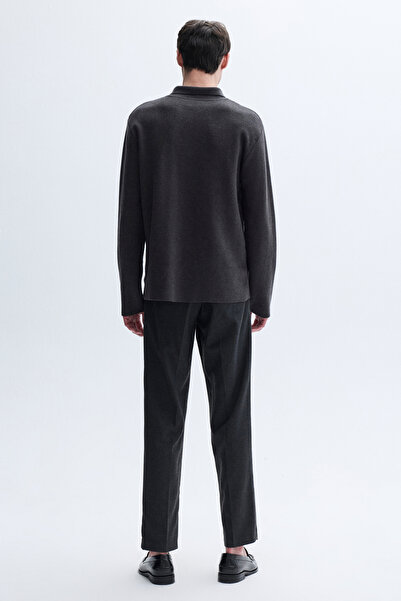 Mudo Polo Neck Zippered Cardigan