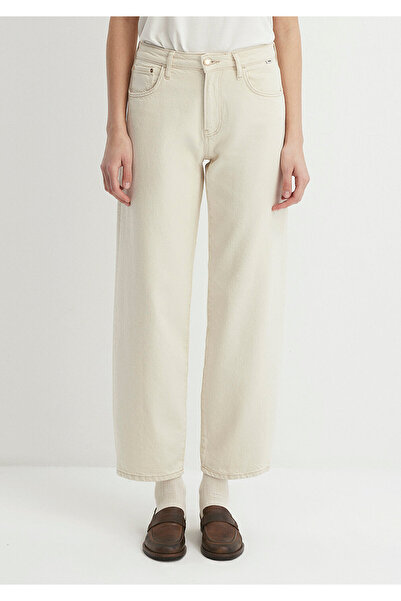 Mavi Leila Premium Krem Jean Pantolon 1010600-87058