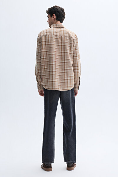 Mudo REGULAR FIT UZUN KOLLU EKOSELİ GÖMLEK