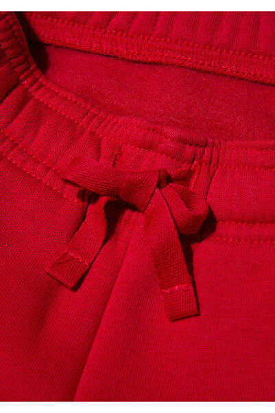 Mavi Logo Baskılı Kırmızı Eşofman Altı 6010000-70464