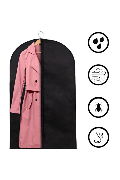 ORIGINAL DEALS Husă de protecție pentru haine de sezon, material PVC, 90 x 60 cm, neagră