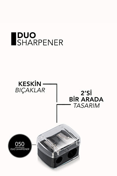 Flormar Ikili Kalemtıraş - Duo Sharpener - 050 - 8690604598601