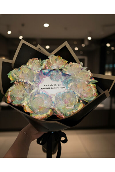 Home Aynalı Sonsuzluk Gülü Buketi Bu Senin Çiçeğin Aynadaki Benim Çiçeğim..