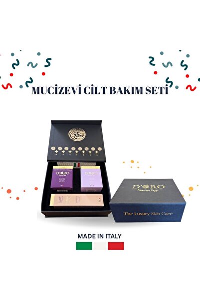 D'oro massimo fazzi ÜÇLÜ CİLT BAKIM SETİ