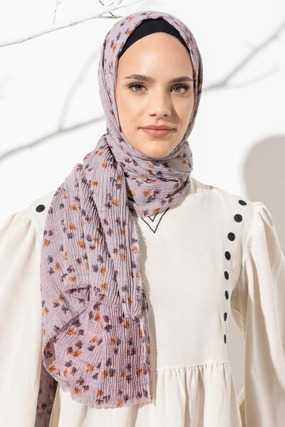 JAWEL Şal de damă cu model floral anti-încreţit 190*80 Cm