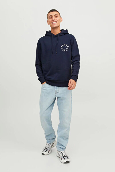 Jack & Jones 12247471-fw Jjwarrıor Sweat Hood Ub Ανδρικό φούτερ