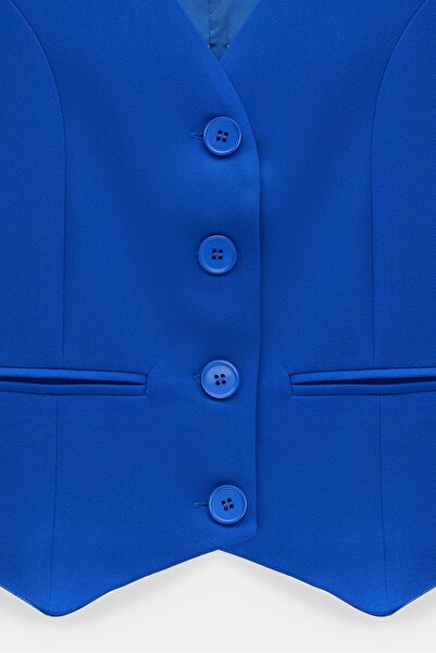 Saade Жилет з V-подібним коміром на застібці