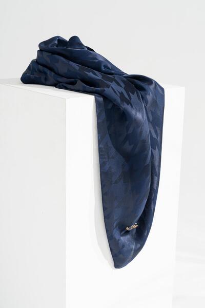 JAWEL Kadın Tesettür Jakarlı Kazayağı Eşarp 1