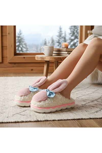 OEM Αφράτες, ζεστές και χαλαρωτικές παντόφλες για γυναίκες, μοντέλο Bunny, L633