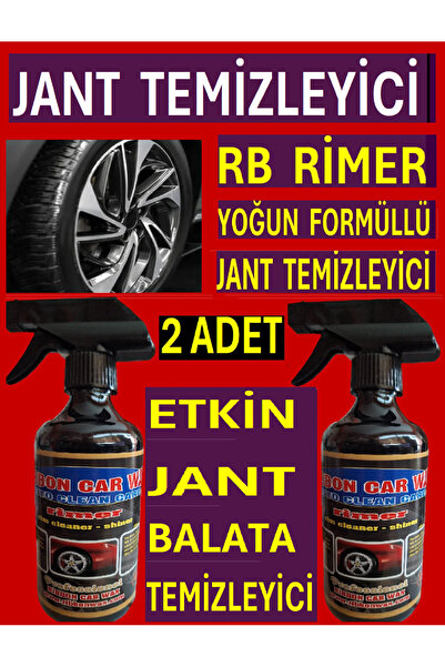 ribbonwax 2 ADET RB RİMER ( ETKİN JANT - BALATA TEMİZLEYİCİ ) 500 ml